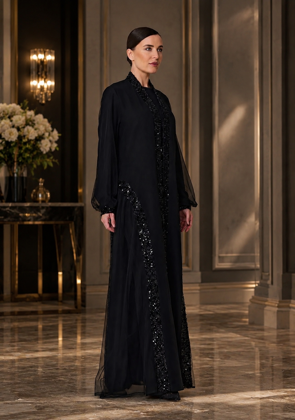 Luxury occasion abaya