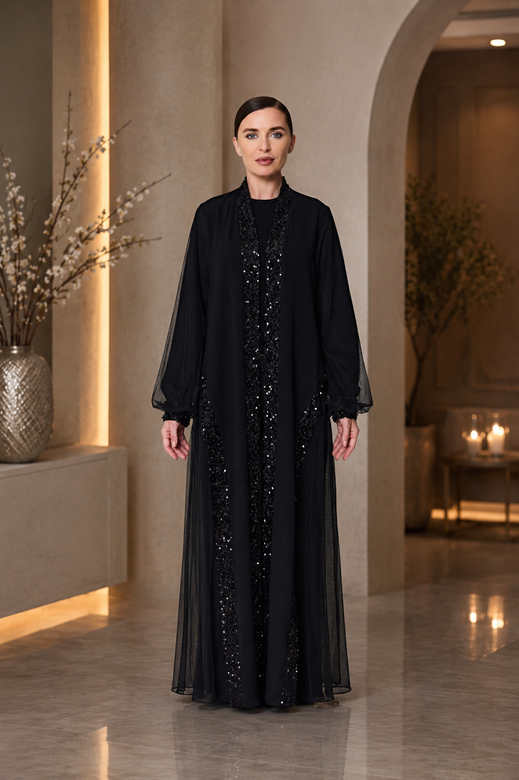 Luxury occasion abaya